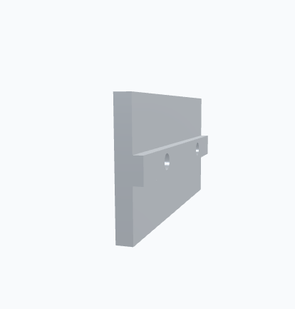Parametric Aluminum Profile Slot Adapter Plate