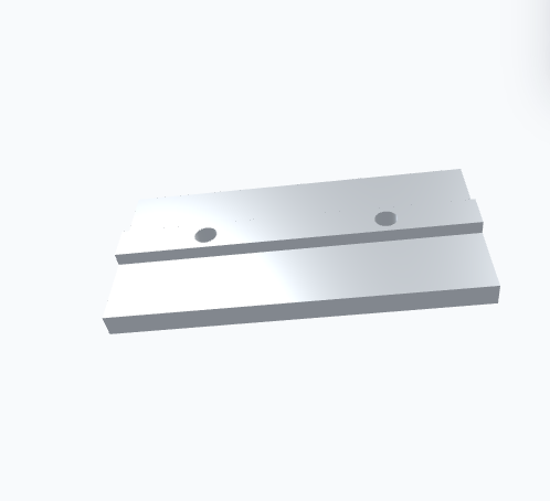 Placa adaptadora paramétrica para perfil de aluminio