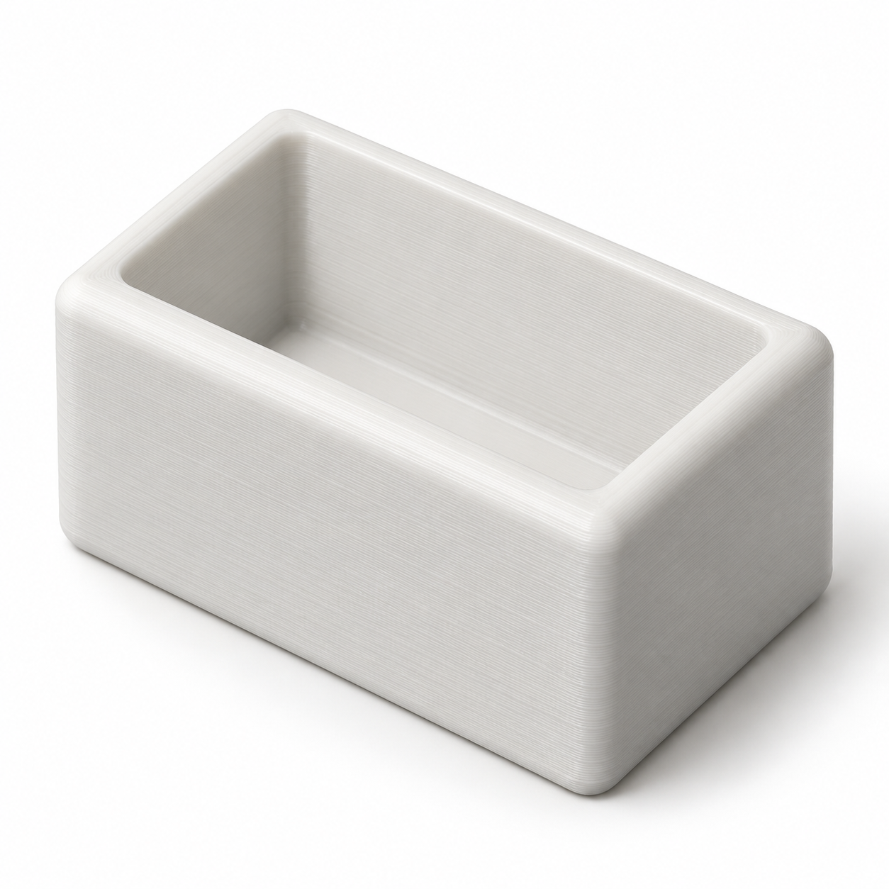Godete individual de acuarela para paleta a medida – blanco. Visualización de IA de las medidas predeterminadas.