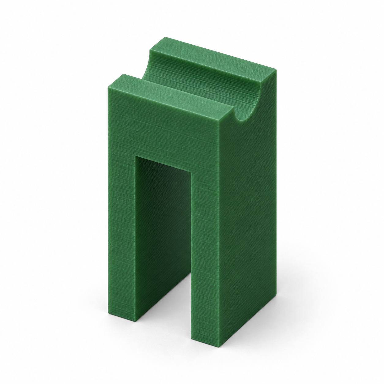 Pont de rebord à rainure ouverte pour mèche d’arrosage – vert; visualisation produit par IA