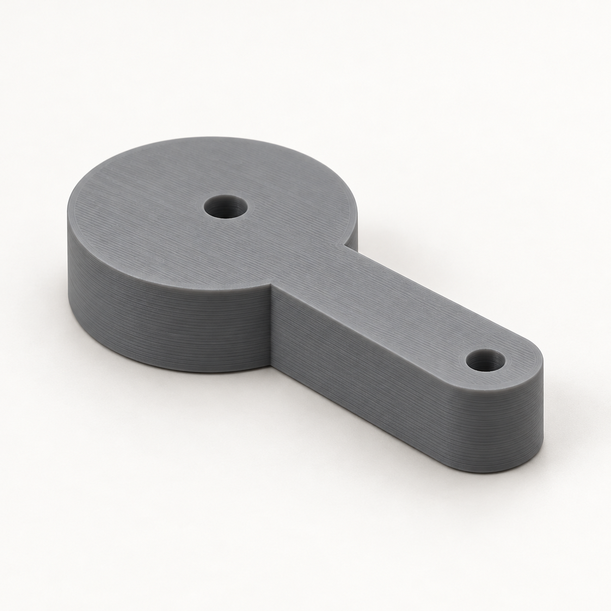 Eccentric side clamp for light gluing setups – AI product visualization