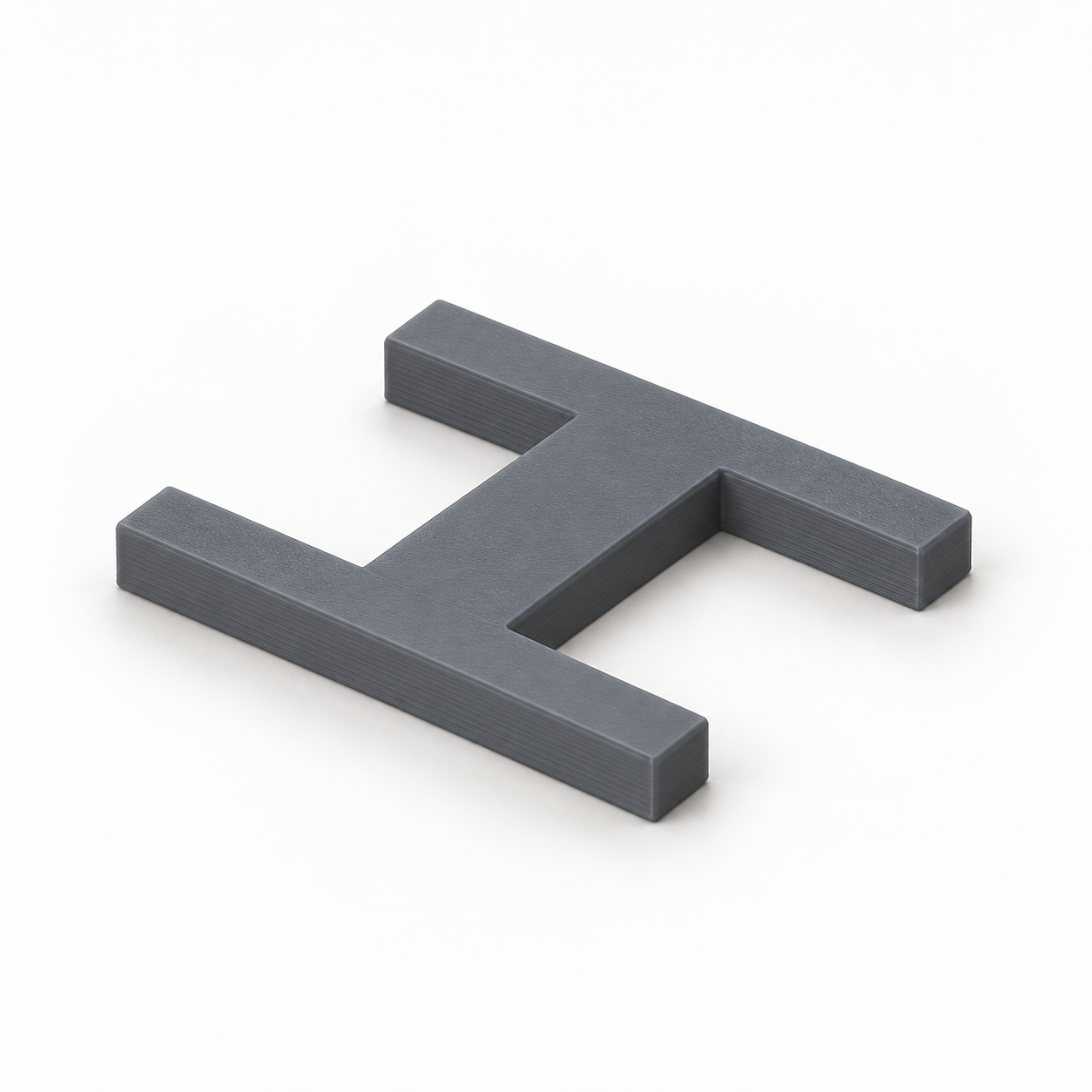Bookbinding sewing key with wide tape support – grey. AI visualization of default dimensions.