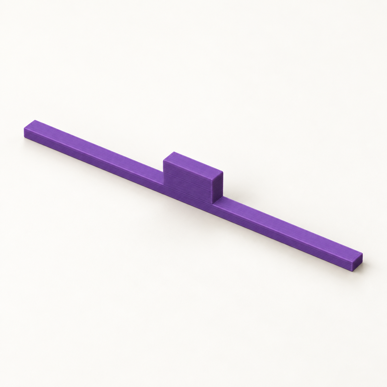 Cale de mors pour couverture avec poignée sur mesure – violet. Visualisation IA des dimensions par défaut.