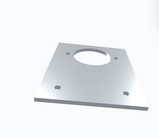 Placa paramétrica de reparación para bisagra de armario
