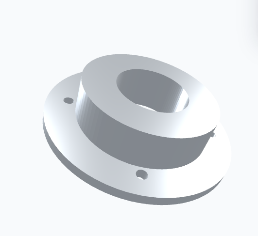 Parametric Cable Grommet with Screw Flange