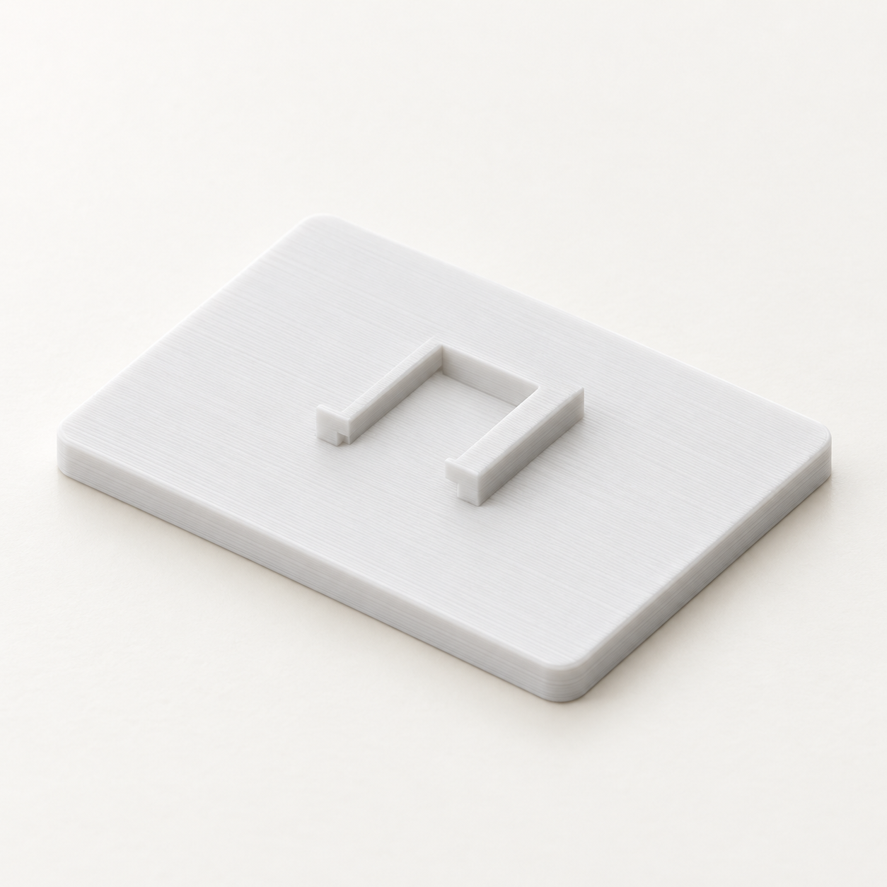 Pied de table à griffe froide pour accessoire léger sur mesure – blanc. Visualisation IA des dimensions par défaut.