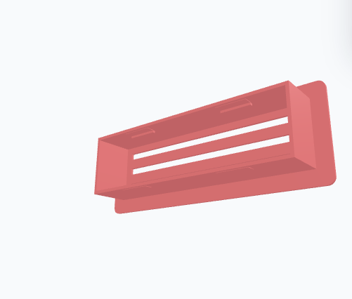 Rejilla de ventilación con clips