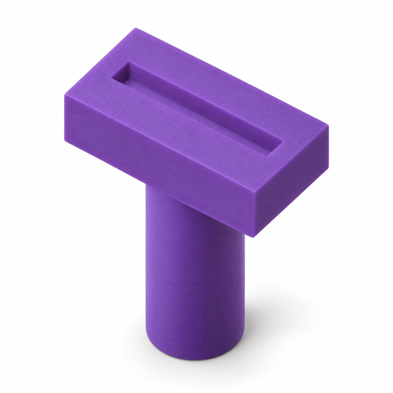 Embout multi-placeur diamond painting à rainure pour cire – violet. Visualisation IA aux dimensions par défaut.