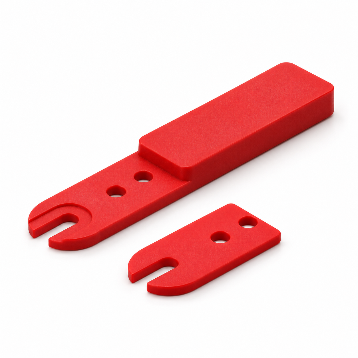 Porte-positionneur à poche frontale pour vos clips en E – visualisation produit par IA
