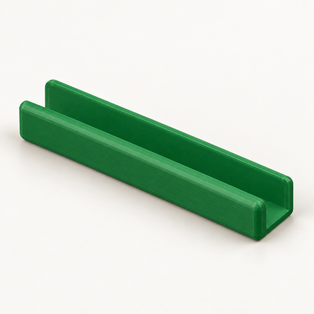 Coque de prise pour anses de sac sur mesure – vert. Visualisation IA des dimensions par défaut.