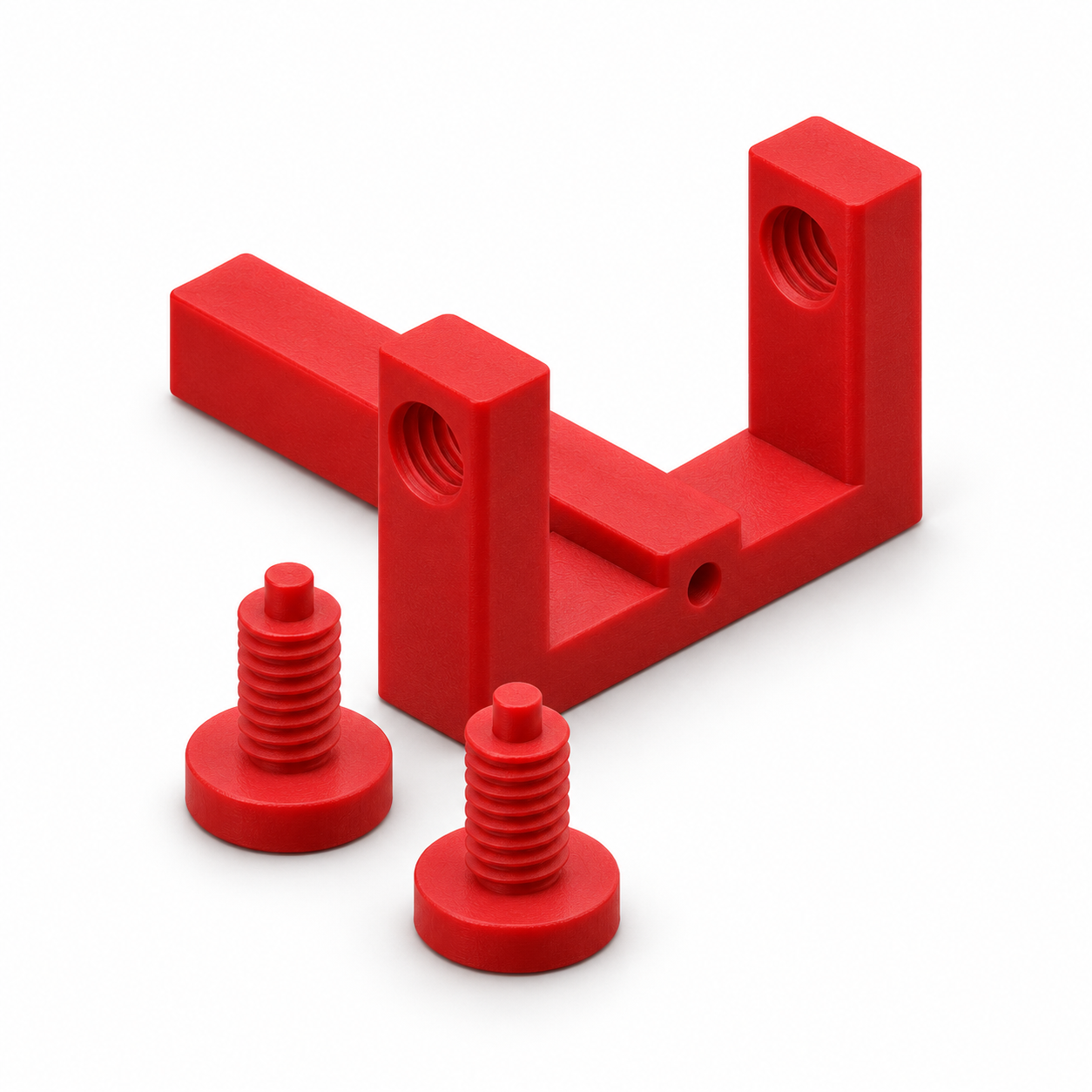 Porte-bobine de montage à vis de centrage et passage pour tube – visualisation produit par IA