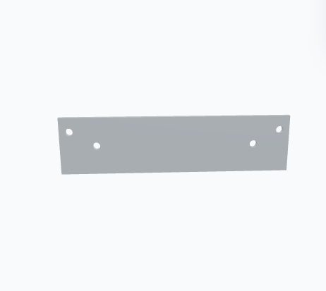 Parametric Furniture Handle Hole Adapter Plate