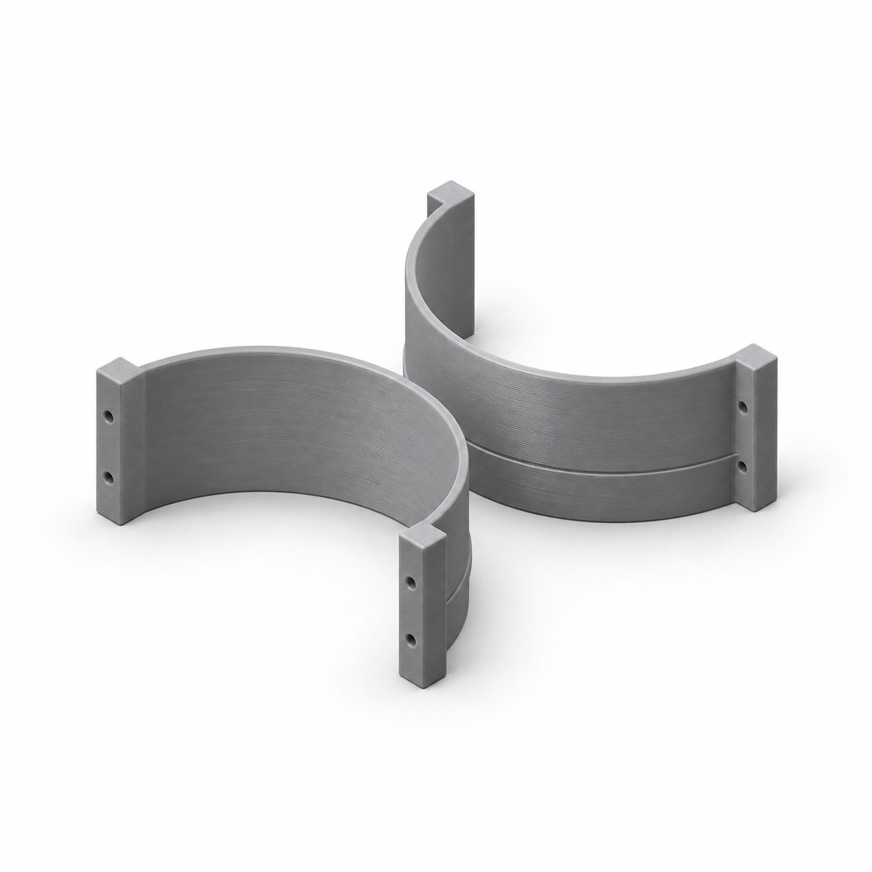 Split watering ring with soil collar for planters – AI product visualization