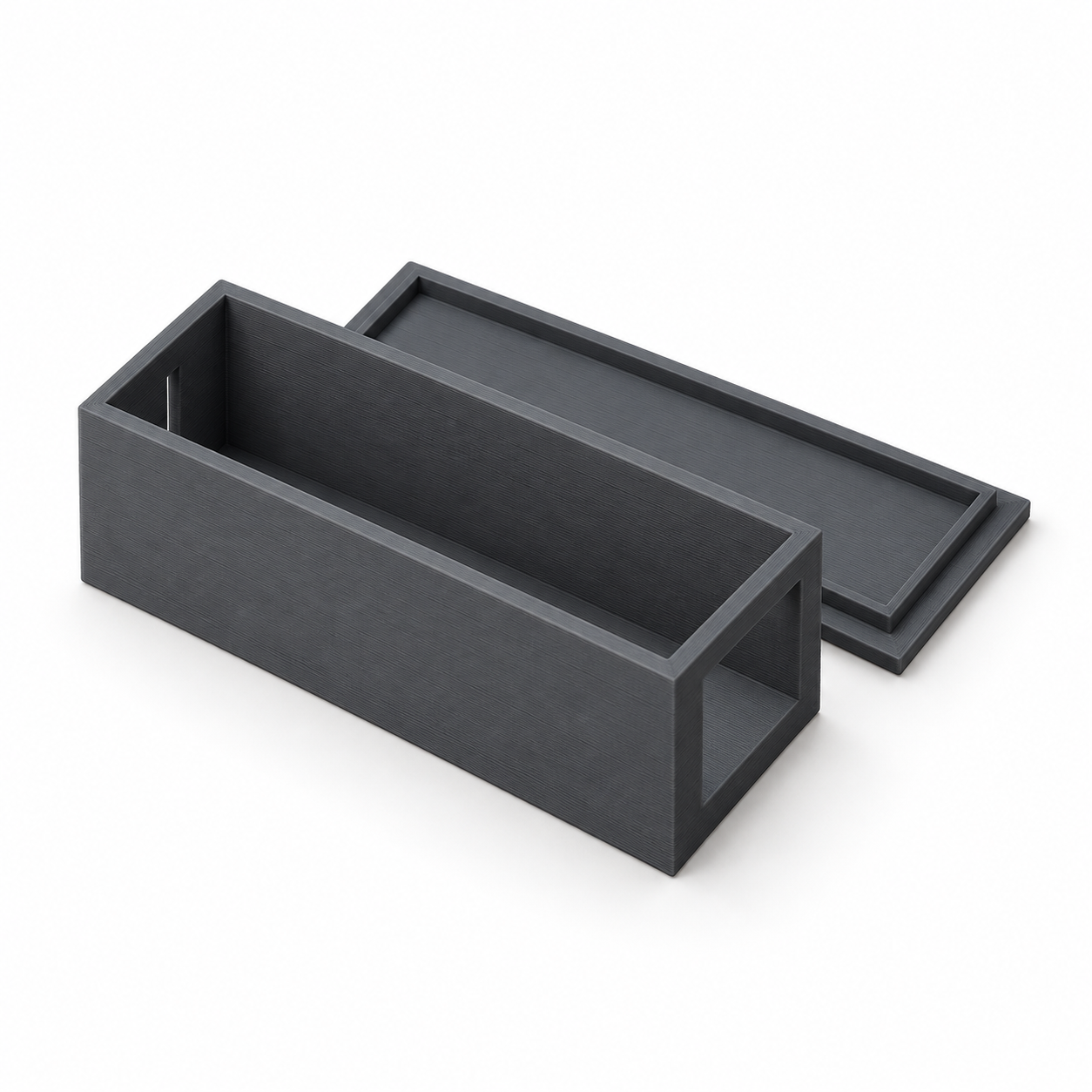 Boîtier de spectroscope à fente pour votre réseau de diffraction – gris; visualisation produit par IA