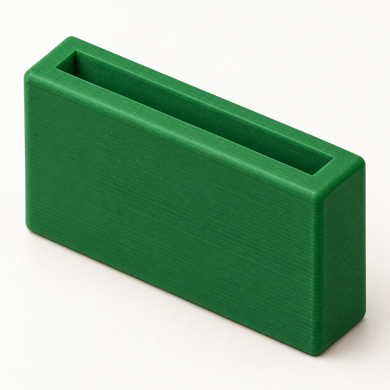 Protection TPU pour mâchoire de cintre sur mesure – vert. Visualisation IA des dimensions par défaut.