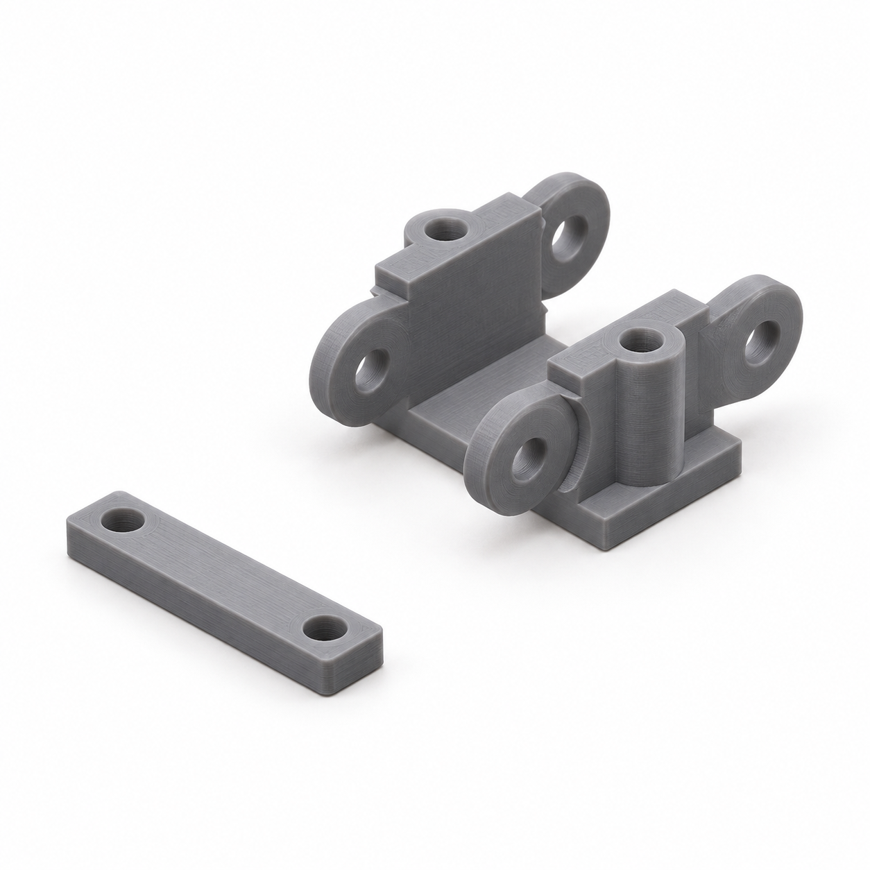 Cable chain link with removable screw crossbar – AI product visualization