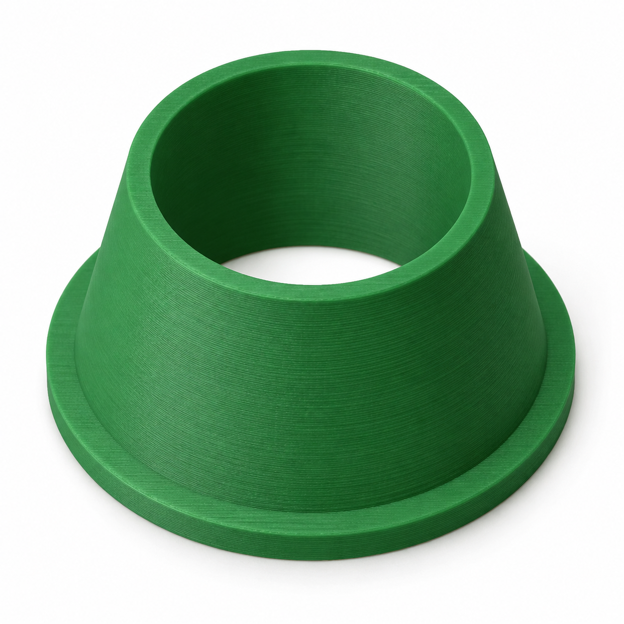 Support de tournassage pour tournette manuelle – vert. Visualisation IA aux dimensions par défaut.