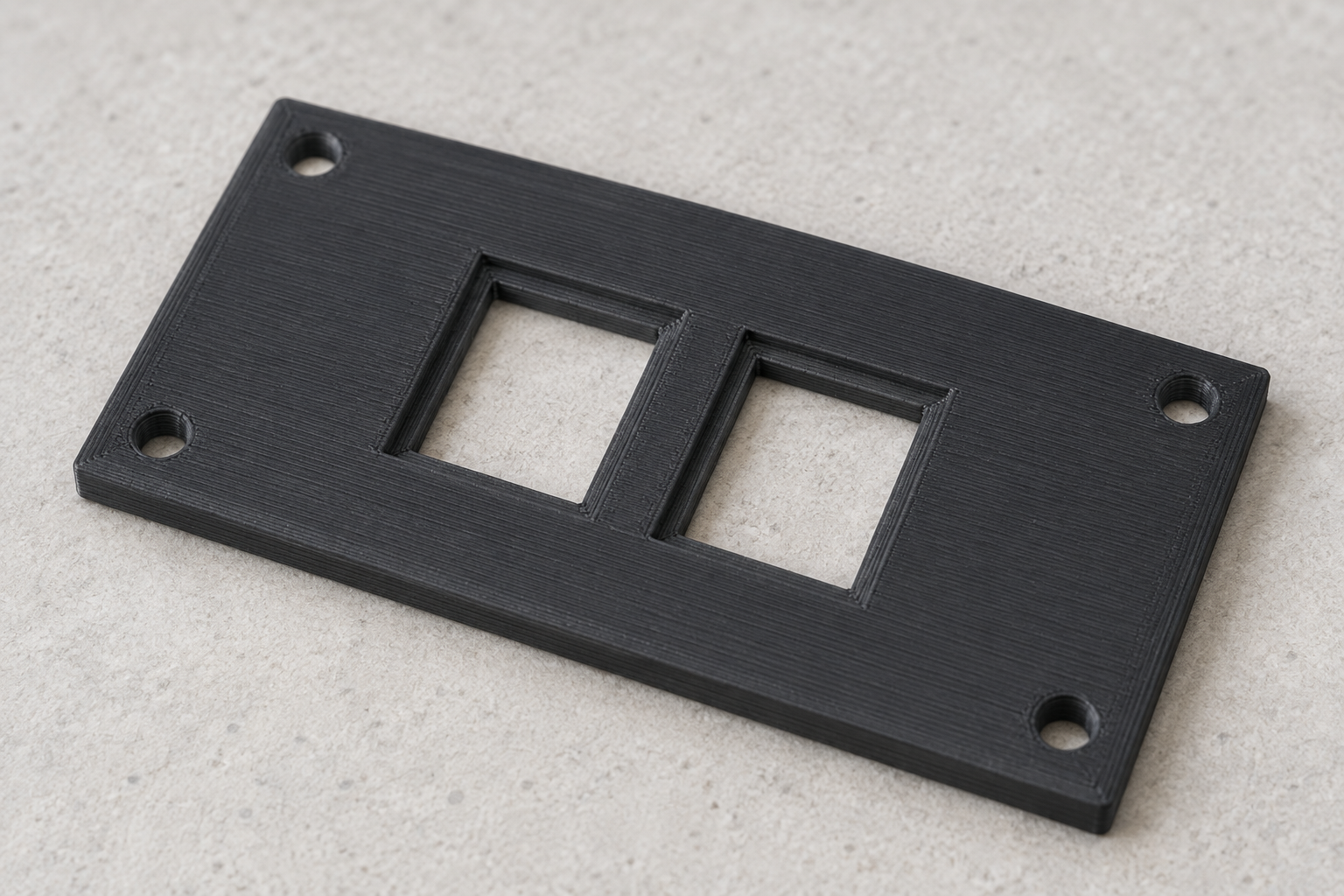 Custom size Keystone module mounting panel