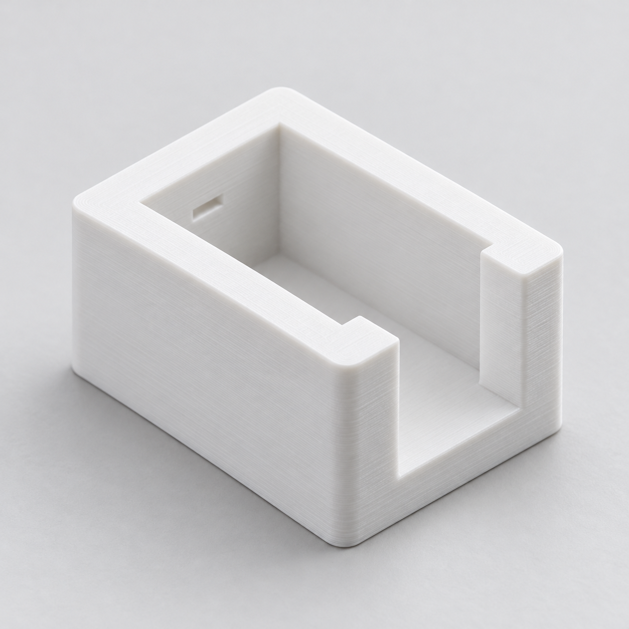 Contact-release guide with a bed for your metal blade – AI product visualization