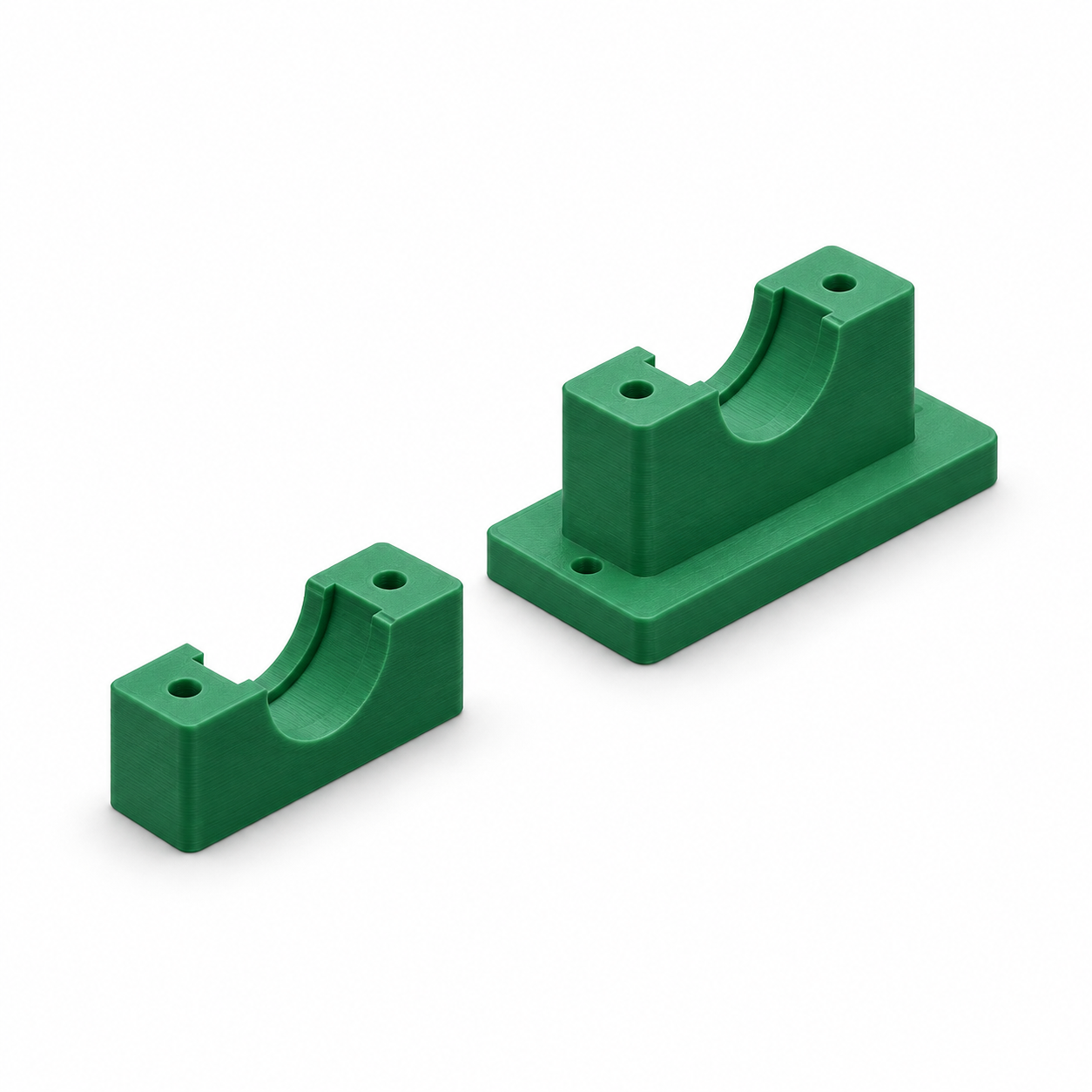 Split pillow block housing for your ball bearing – AI product visualization