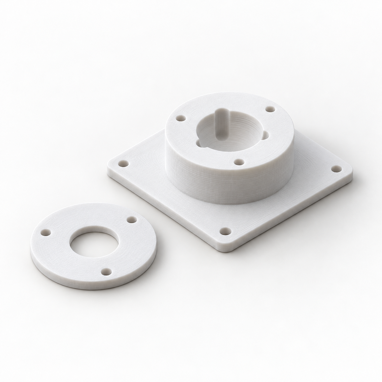 Ball-transfer housing for light craft sheets and your own balls – AI product visualization