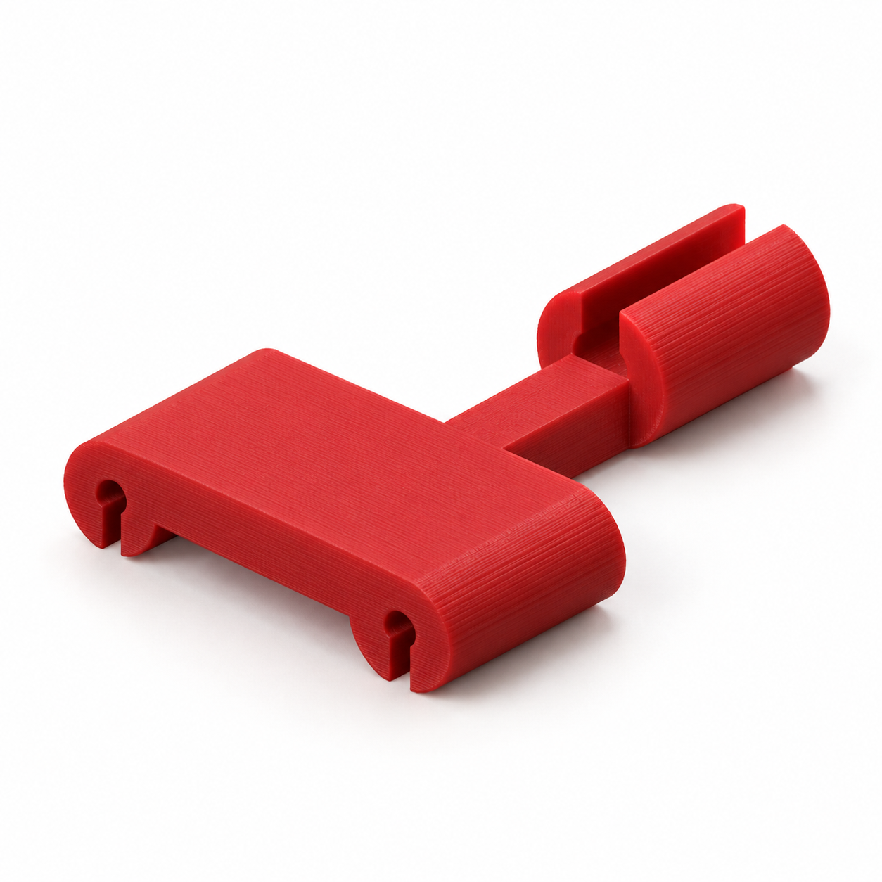 Visualisation IA, dimensions par défaut : Pont TPU sur cordes avec clip de câble de micro-cravate
