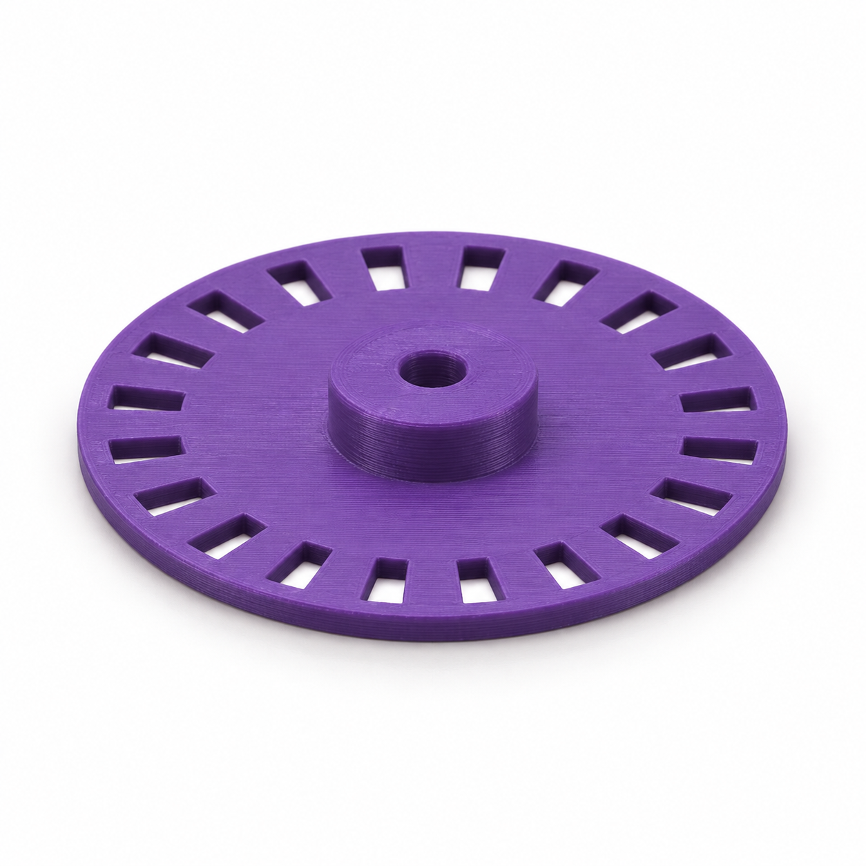 Disco ranurado para tu sensor óptico de horquilla – visualización de producto con IA