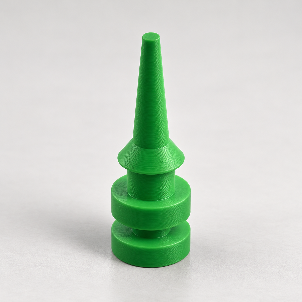 Pasador flexible para ventilador con dos zonas de retención – visualización de producto con IA
