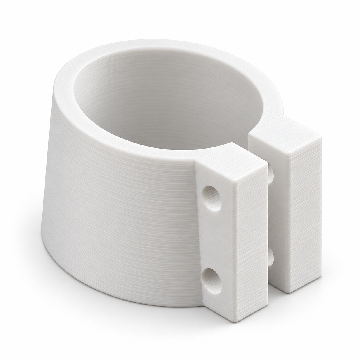 Collier de ligature ovale pour votre bec – visualisation produit par IA