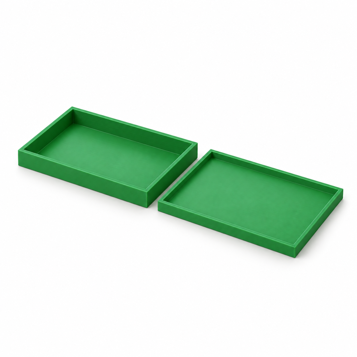 Bac de palette humide avec couvercle pour votre éponge – vert; visualisation produit par IA