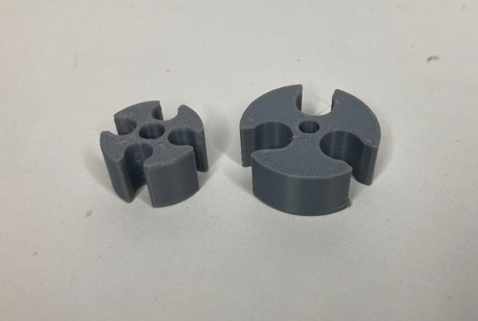 Support radial sur mesure pour câbles et tubes