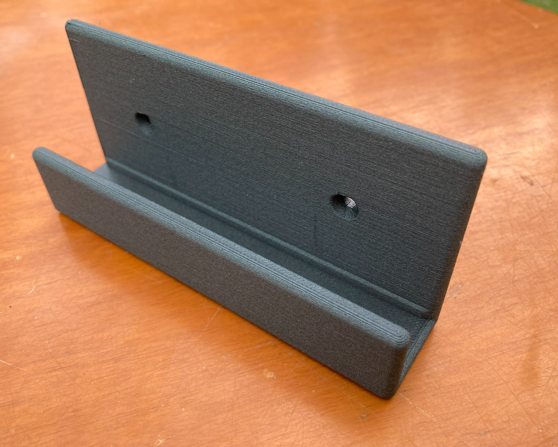 Soporte de pared con ranura en U para tablet, móvil y panel