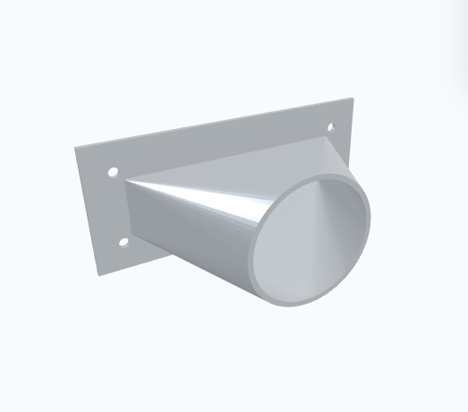 Parametric Pipe to Slot Mount Adapter