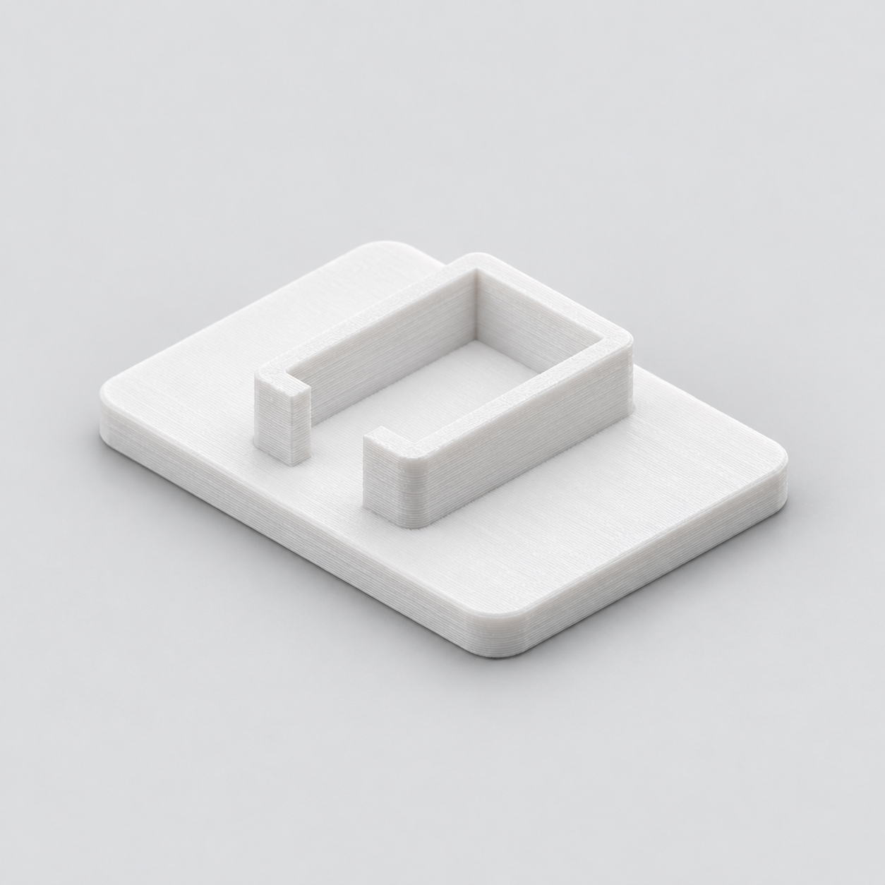 Wide press pad for rectangular pump heads – AI product visualization