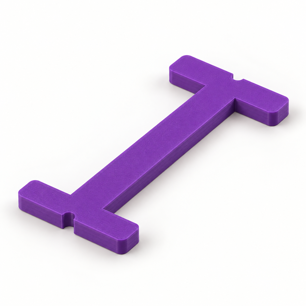 Bastidor para borlas con accesos laterales para atar – violeta. Visualización de IA de las medidas predeterminadas.