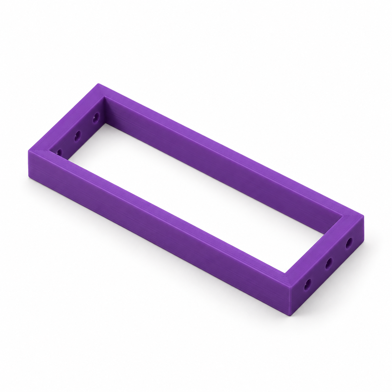 Counting frame for your beads and round rods – purple. AI visualisation of the default dimensions.
