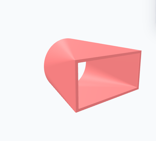 Parametric Rectangular to Round Adapter