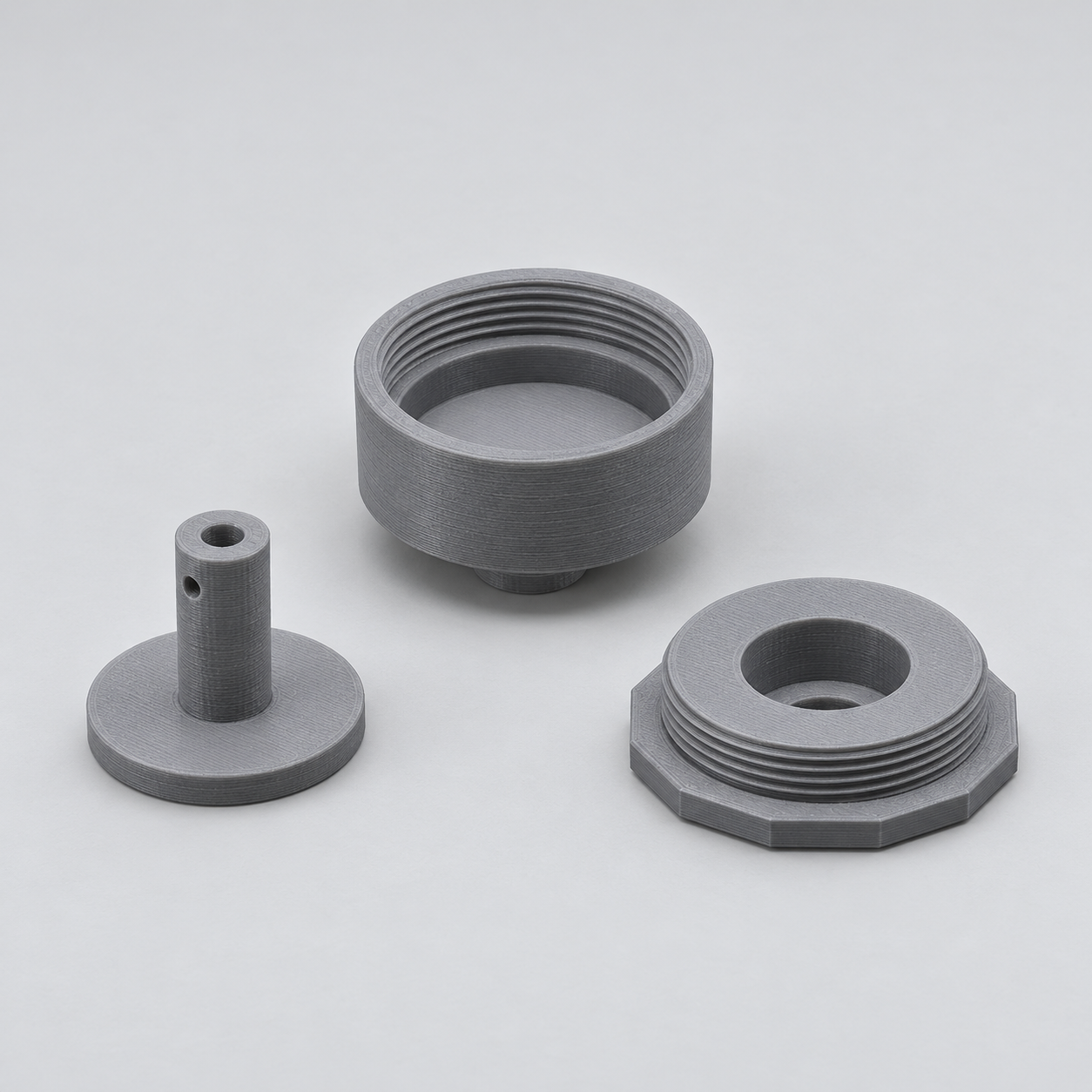 Adjustable friction clutch for hand-turned shafts – AI product visualization