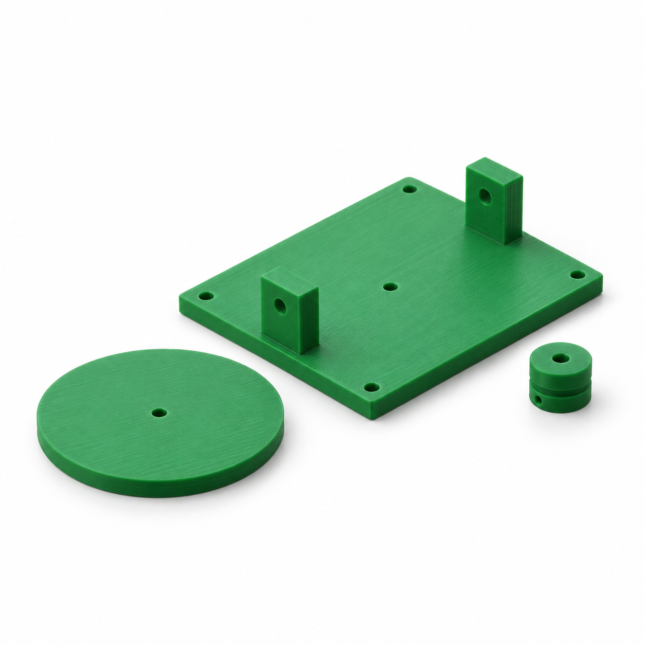 Adjustable friction disc drive for hand experiments – AI product visualization