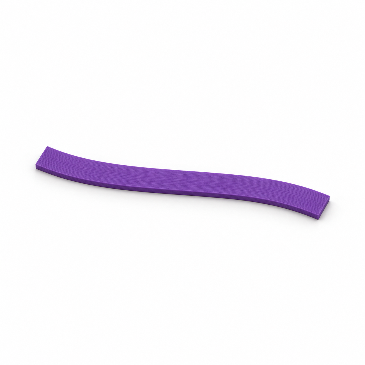Gabarit de courbe en S à bord cubique – violet; visualisation produit par IA
