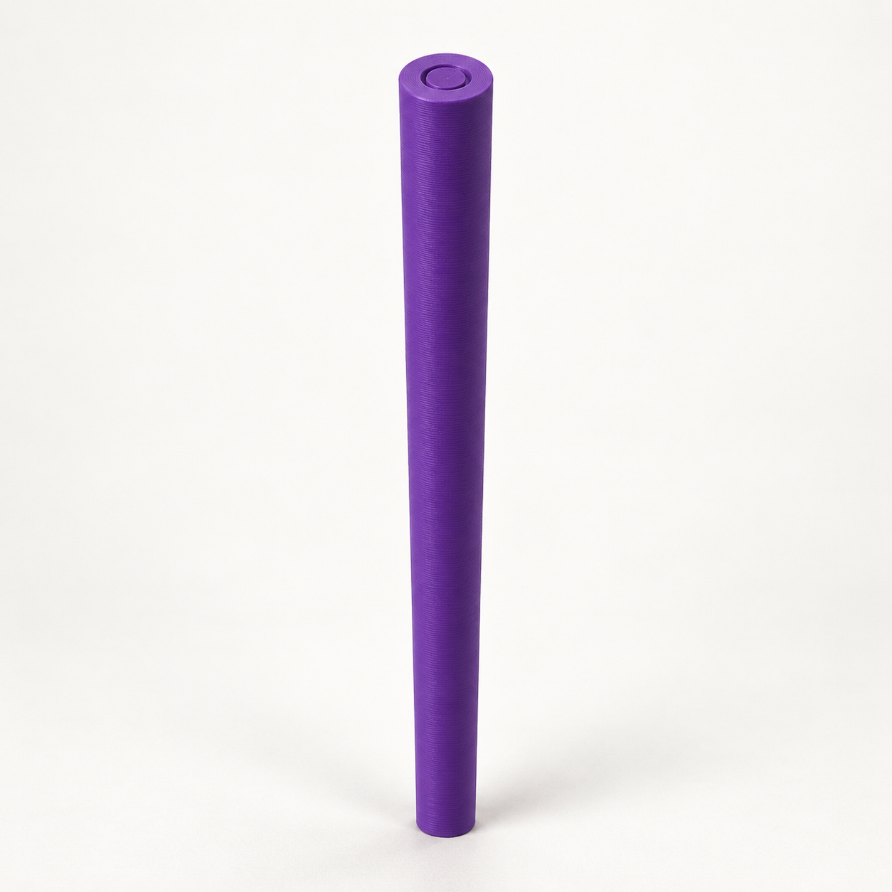 Dip pen handle with a custom annular nib socket – purple. AI visualization of default dimensions.