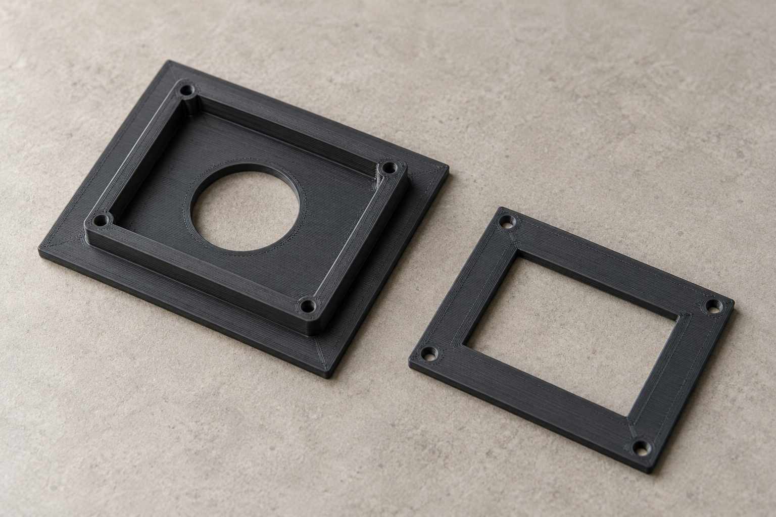 Custom renovation trim frame for indoor intercoms