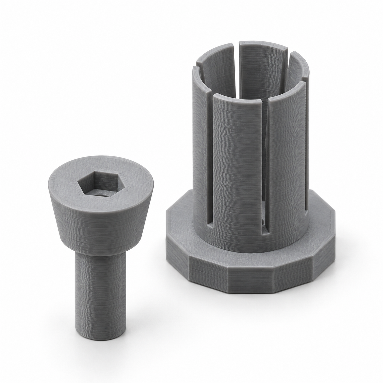 Expanding mandrel with limited cone travel for handwork – AI product visualization