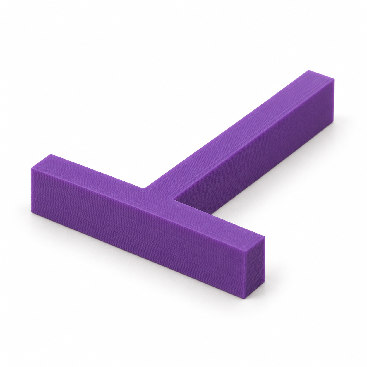 Guide de positionnement de tampon en T pour votre feuille repère – violet; visualisation produit par IA