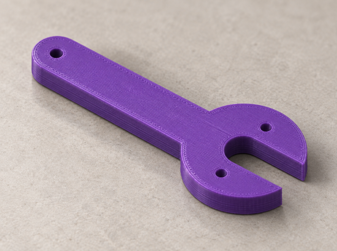 Llave frontal manual con pasadores metálicos a medida