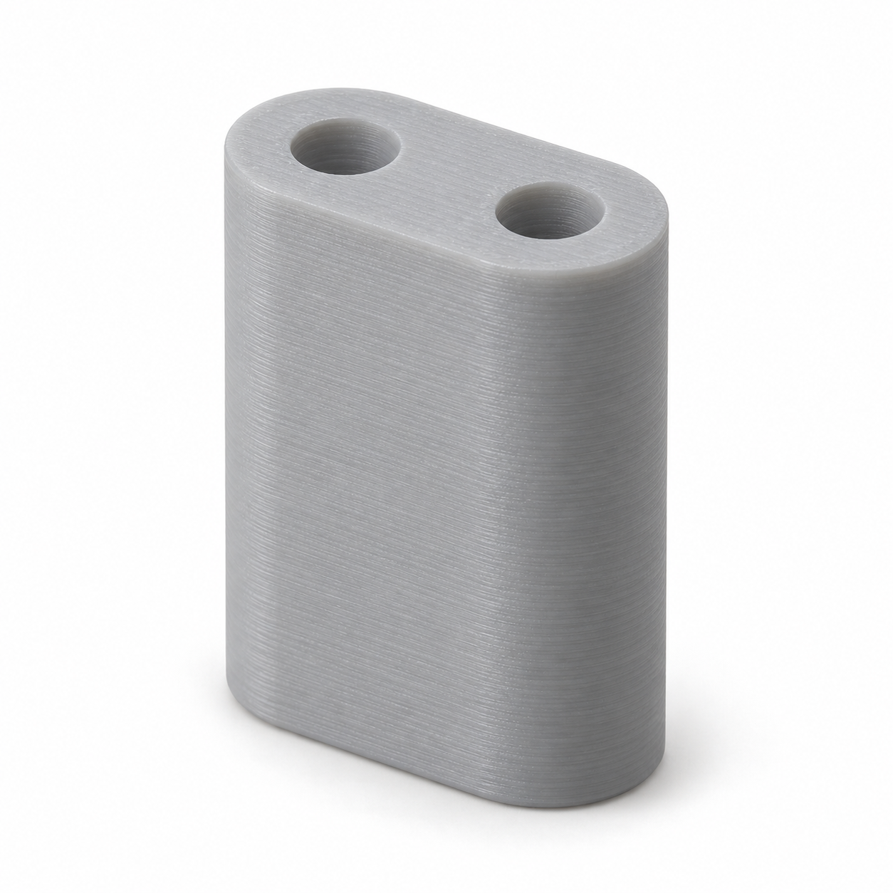 AI product visualization at default dimensions: Custom TPU double knitting needle stopper