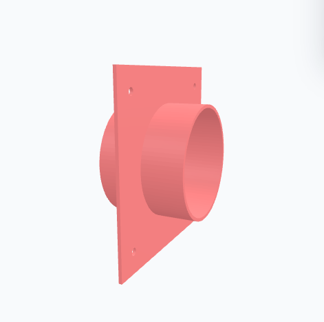 Parametric Wall Pipe Passthrough Adapter