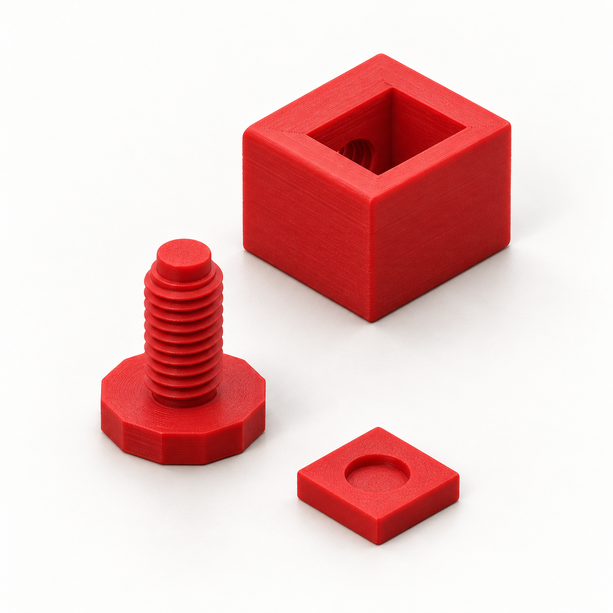 Screw pinch clamp for soft gravity-fed tubing – AI product visualization