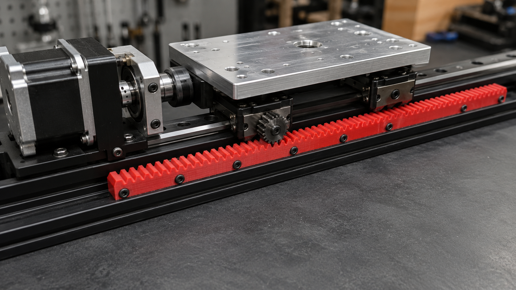 Custom Gear Rack: Configure Module, Length and Size for a Linear Drive