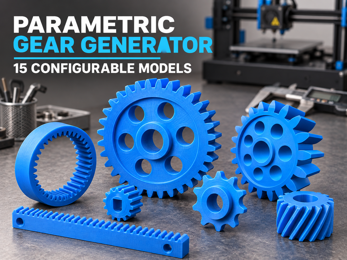 Cómo calcular el módulo de un engranaje y crear un modelo 3D a medida